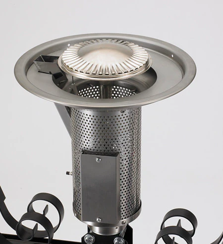 Sunglo Hanging Natural Gas Outdoor Infrared Patio Heater - Stainless Steel Color