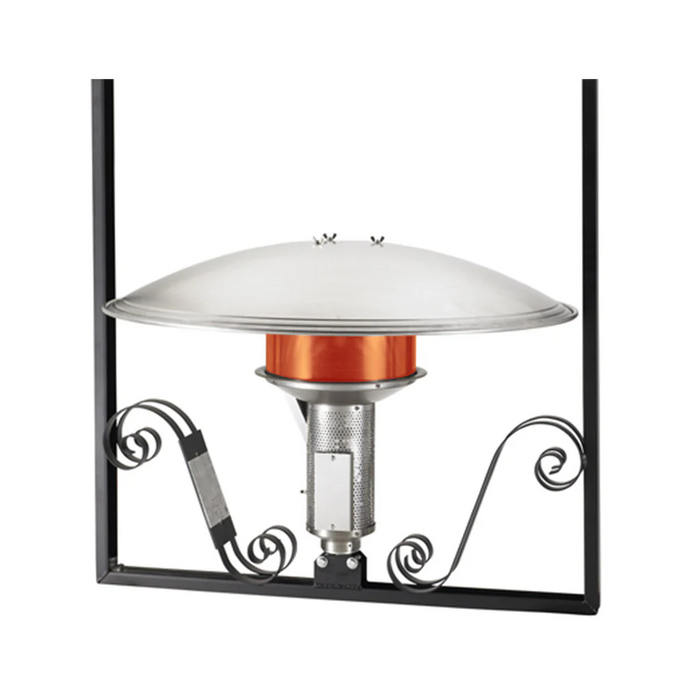 Sunglo Hanging Natural Gas Outdoor Infrared Patio Heater - Stainless Steel Color