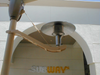Sunglo Hanging Natural Gas Outdoor Infrared Patio Heater - Stainless Steel Color